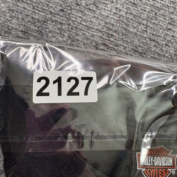 Harley-Davidson T Shirt Mens Large Black Tilley‎ Salisbury NC Graphic Grunge - Picture 10 of 10